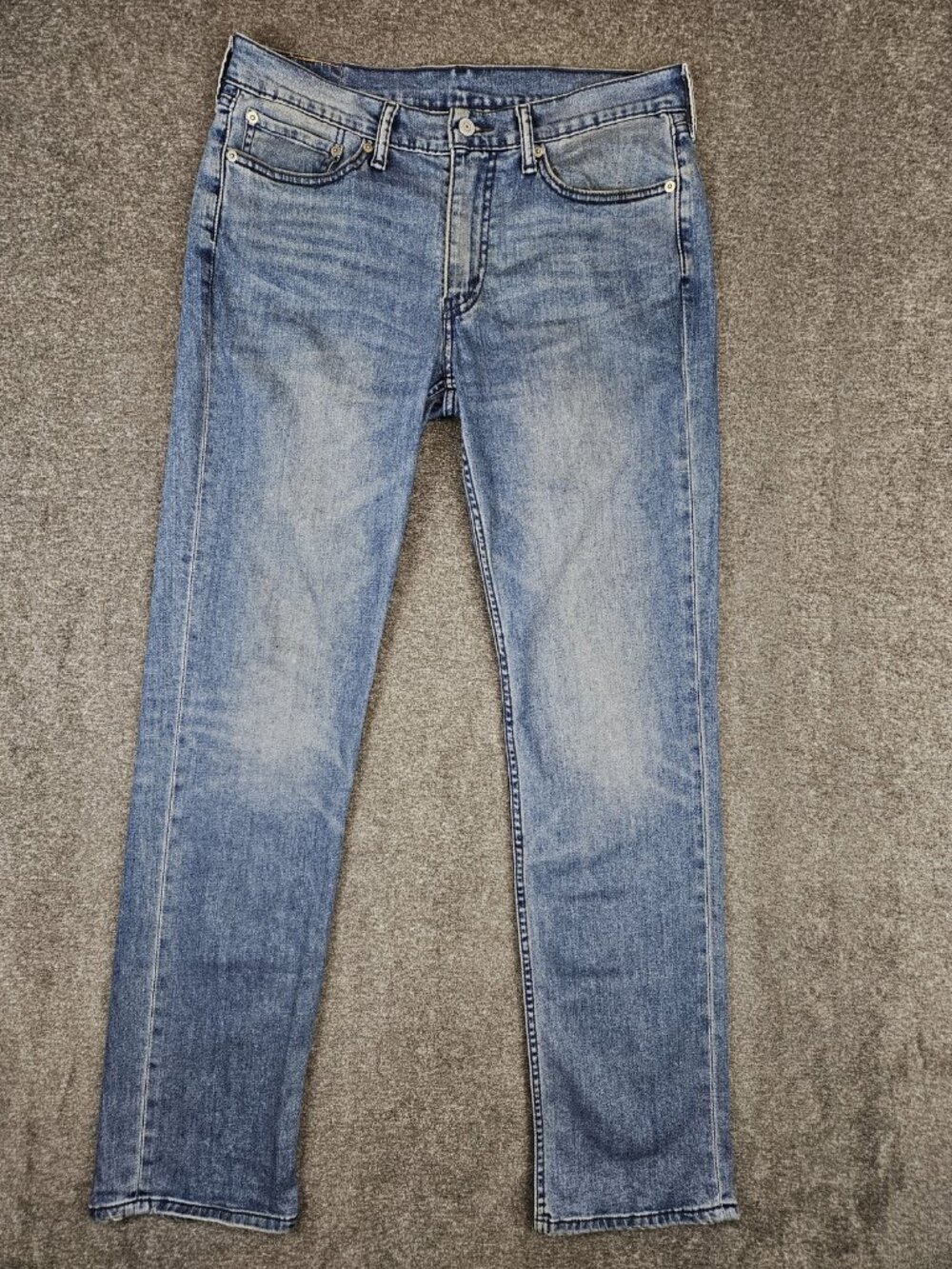 Levi's 514 Straight Regular Fit Jeans Mens 32x34 (34x34) Medium Blue Denim